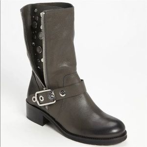 Vince Camuto Walt Hidden Jewel Moto Boots Size 7.5
